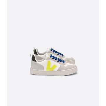 Veja V-10 BONTON Tenisky Detske White/Blue | SK 839YXF